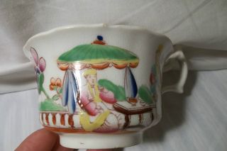 Georgian 1790 - 1800 ' S Antique Oriental Chinese Famille Rose Handpainted Tea Cup photo