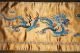 Antique Chinese Silk Embroidered Wall Hanging Panel Dragon Embroidery Robes & Textiles photo 2
