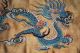Antique Chinese Silk Embroidered Wall Hanging Panel Dragon Embroidery Robes & Textiles photo 8