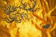 Antique Chinese Yellow Silk Embroidered Wall Hanging Panel Dragon Embroidery Robes & Textiles photo 4