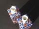 Small Pair Of Chinese Imari Bottles/vases Most Likely Kangxi 18th C Vases photo 2