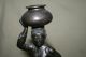 Asian Bronze Statue Of A Woman With Bowl And Basket - Nr Statues photo 1