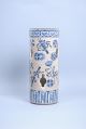 A Rare Hat Stand,  Late Qing 19th Century Crackeled With Underglaze Blue. Vases photo 8