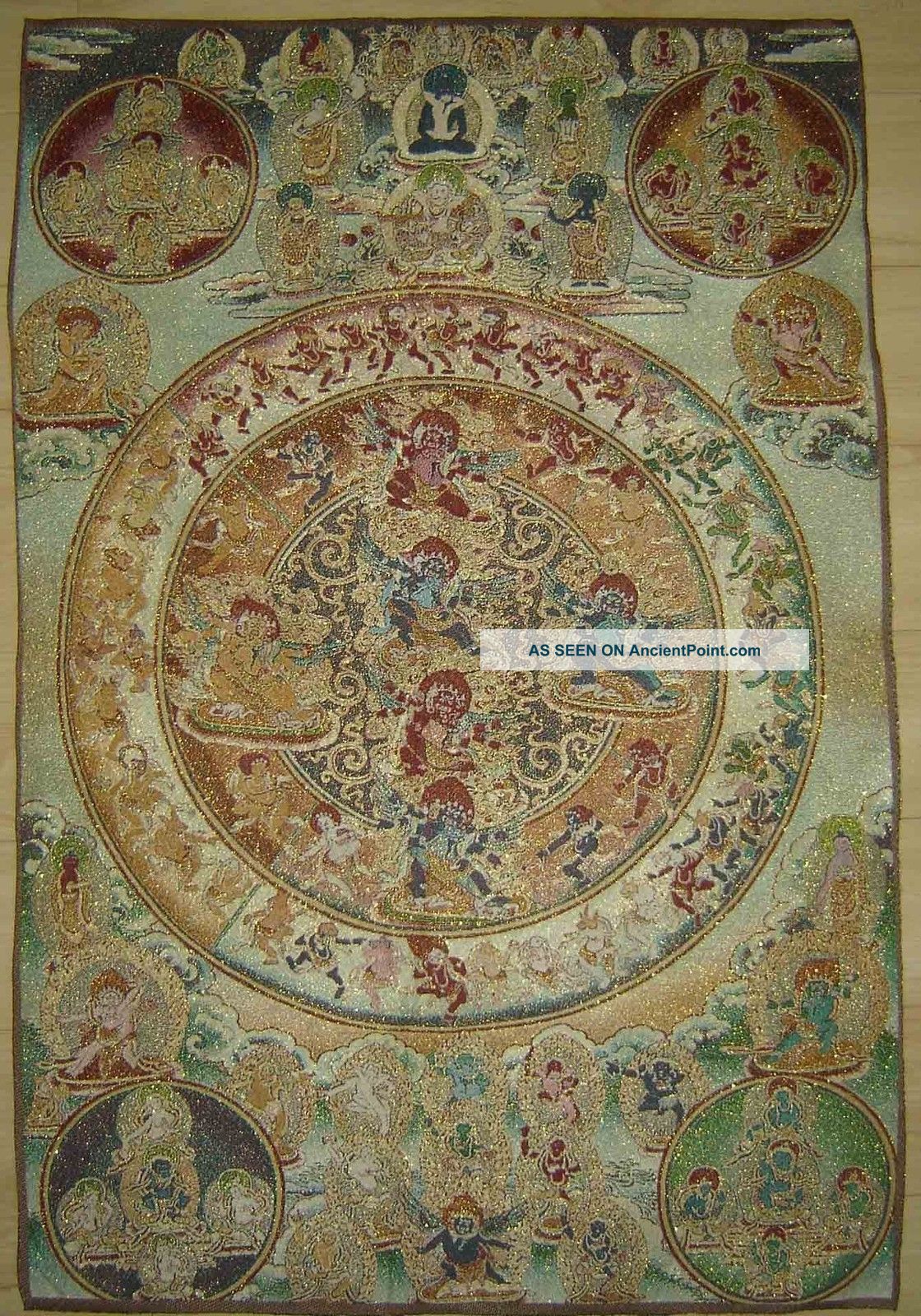 Chinese Tibet Silk And Mottom Tangka Other photo