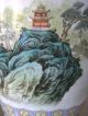 Older Famille Rose Chinese Vases Mountain And Lake Scene Pair Of Two Signed Vases photo 4