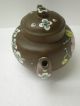 Antique Chinese Yixing Clay Teapot With Enamel Decoration Teapots photo 2