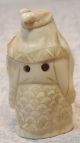 From Estate Detailed Signed Netsuke With Robe 2 Inches Tall Netsuke photo 2