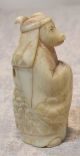 From Estate Detailed Signed Netsuke With Robe 2 Inches Tall Netsuke photo 3