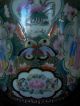 Gorgeous Pair Chinese Rose Medallion Lamps Vases photo 5