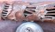 Antique 19th Century Chinese Carved Bamboo Incense Burner Pot Lotus Leaves Vases photo 4