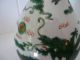 Impressive Green & White Chinese Porcelain Dragon Wu - Cai Vase - Signed Vases photo 7