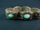Jade Antique Chinese Gilt Silver Filigree Bracelet Bracelets photo 1