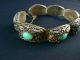 Jade Antique Chinese Gilt Silver Filigree Bracelet Bracelets photo 6