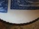 Antique Japanese Igezara Imban Pie Crust Rim Porcelain Plate Marked Underneath Plates photo 3