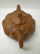 Antique Chinese Yixing Clay Teapot With Goldsplash Teapots photo 1