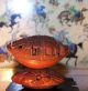 Antique Chinese Coquilla Nut Carving Boat & Poem & Stand Detailed Work Other photo 1