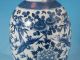 Antique Marked 19th Century Blue And White Chinese Porcelain Vase Vases photo 5