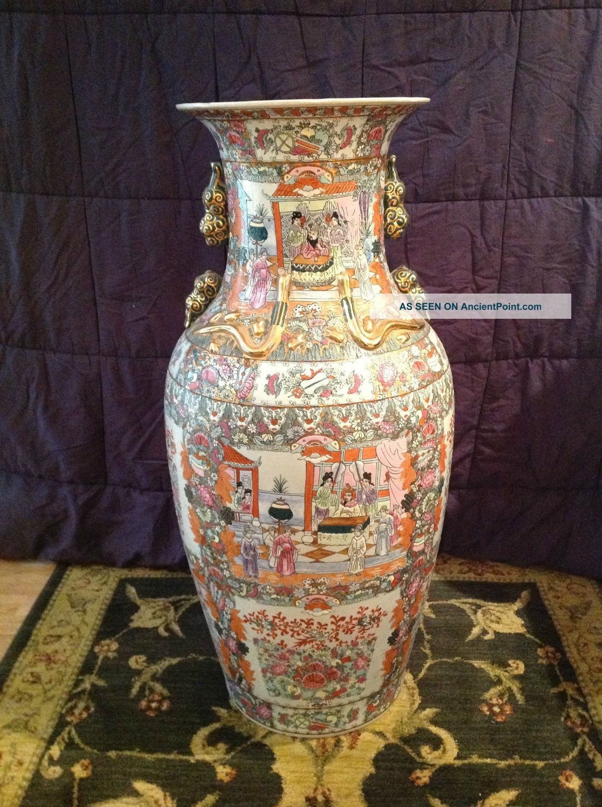 Large Asian Vase 105