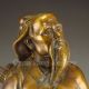 Chinese Bronze Statue - Taoism Deity W Qing Dynasty Mark Nr Men, Women & Children photo 1
