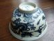 Impressive Blue & White Chinese Porcelain Dragon Bowl - Signed Bowls photo 9