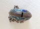 Antique Chinese Silver Link Enameled Repousse Lock Pendant Necklace Necklaces & Pendants photo 5