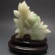 100% Natural Jadeite A Jade Hand - Carved Statues - - Lotus Flower Nr/pc2325 Other photo 4