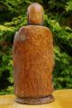Rare Antique Chinese Carved Hardwood Figure Of A Monk Other photo 3