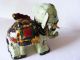 Antique? Pull Tail Mechanical Elephant Large Figure Wood Plaster? Hand Painted India photo 5