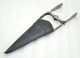 1800s Antique Hand Forged Fine Wootz Steel Tiger Knife Katar Dagger India photo 6