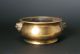 Large Antique Chinese Bronze Censer With Lion Head Handles + Xuande Mark Bowls photo 3