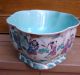 Antique Large Chinese Asian Qing Dynasty Signed Porcelain Famille Verte Bowl Bowls photo 4