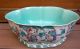 Antique Large Chinese Asian Qing Dynasty Signed Porcelain Famille Verte Bowl Bowls photo 7
