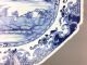 A Huge/fine Chinese 18c Blue&white Landscape Platter - Qianlong Plates photo 3