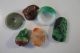 Lot 13 Pcs Antique Chinese Jade Bits Pices Jade Buttons Jade Other photo 8