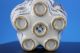 Marked Pair Of Chinese Tulip Vases W.  Foo Dogs,  19th C.  Blue White Vases photo 4