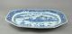 A Large/fine Chinese 18c Blue&white Landscape Platter - Qianlong Plates photo 9