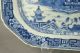 A Large/fine Chinese 18c Blue&white Landscape Platter - Qianlong Plates photo 5