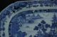 Antique Chinese 18thc Blue And White Platter Plates photo 3