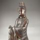 Chinese Bronze Statue - Kwan - Yin W Qing Dynasty Kang Xi Mark Nr Kwan-yin photo 4