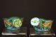 Pair Of Antique Chinese Enamel On Metal Miniature Irons Ornaments photo 2