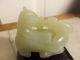 Antique 18th Century Nephrite Jade Carving Of Horse And Monkey Other photo 1
