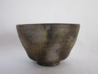Japanese Vintage Bizen Ware Tea Bowl W/sign; Tasteful Glaze/ 382 photo