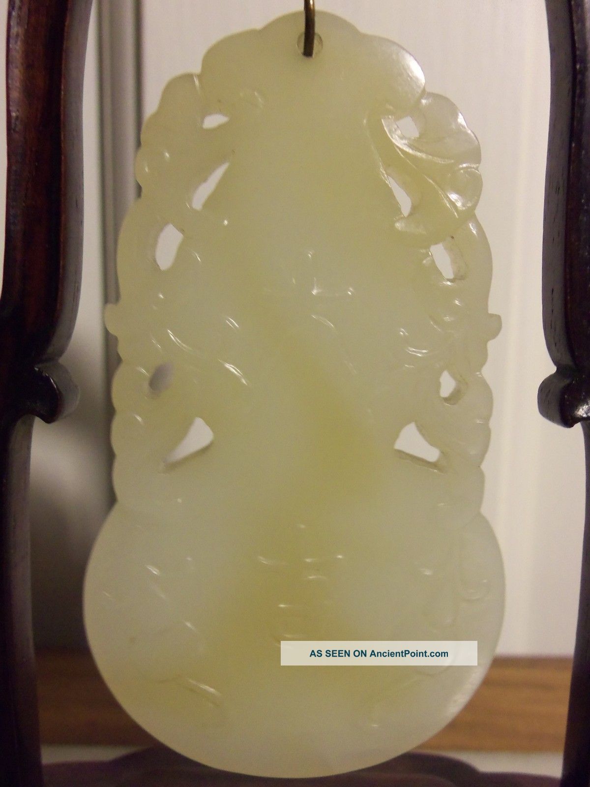 Antique 19th Century Chinese Jade Plaque Pendant Other photo