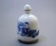 18 - 19th C.  Chinese Blue And White Porcelain China Doll Snuff Bottle 024 Other photo 2
