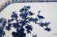 Rare Chinese Blue & White Platter With Deer Crane And Ox 18th C.  Qianlong Period Plates photo 1