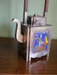 Antique Chinese / Japanese CloisonnÉ & Silver Teapot Marks To Base Other photo 3