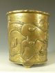 Chinese Bronze Brushpot Censer 19thc Other photo 3