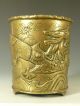 Chinese Bronze Brushpot Censer 19thc Other photo 4
