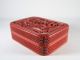 Finest Quality 19c Chinese Export Cinnabar Lacquer Box Large 9 