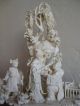 Fine Old Chinese Carved Ox Bone Imperial Court Scene Kwan-yin photo 10